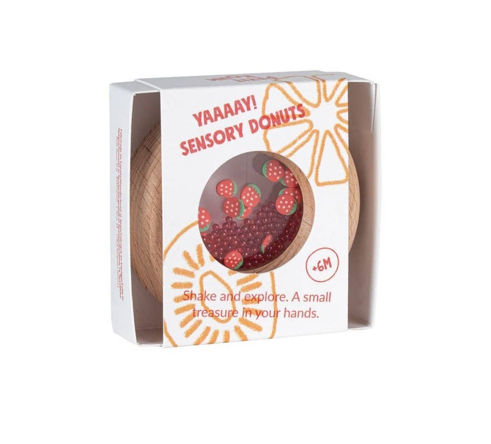 Petit Boum Sensory Play Toy Donut (Strawberries) : NEW ARRIVAL SOLD OUT