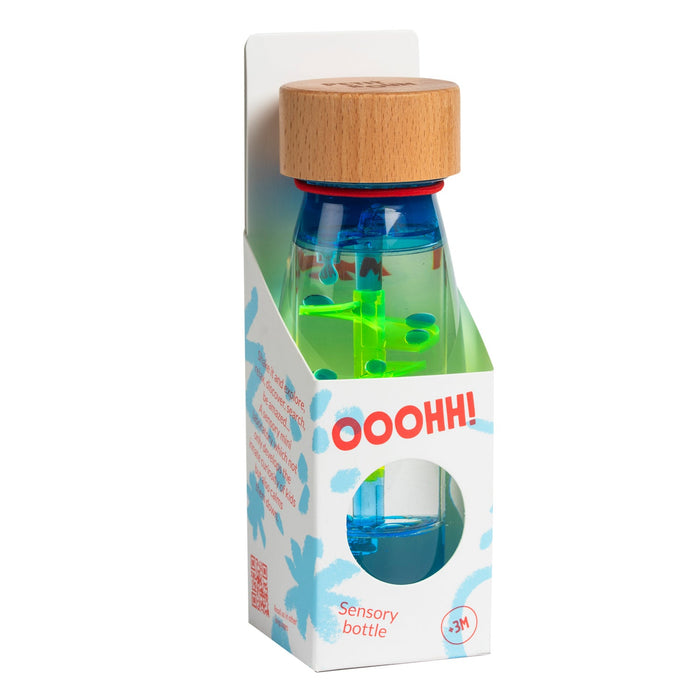 Petit Boum Sensory Toy Bottle Move Spiral (Blue) : LAST ONE