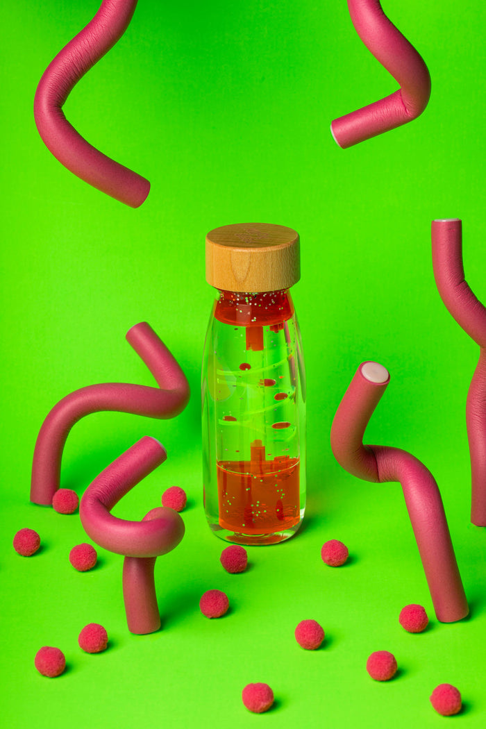 Petit Boum Sensory Toy Bottle Move Spiral (Pink) : NEW ARRIVAL