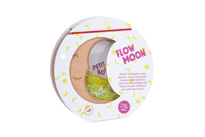 Petit Boum Sensory Toy Flow Moon (Yellow) : NEW ARRIVAL SOLD OUT