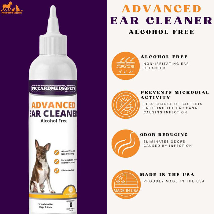 Piccardmeds4pets Ear Cleanser + Playology Dri-Tech Rope Dog Toy – Wholesale Bundle!