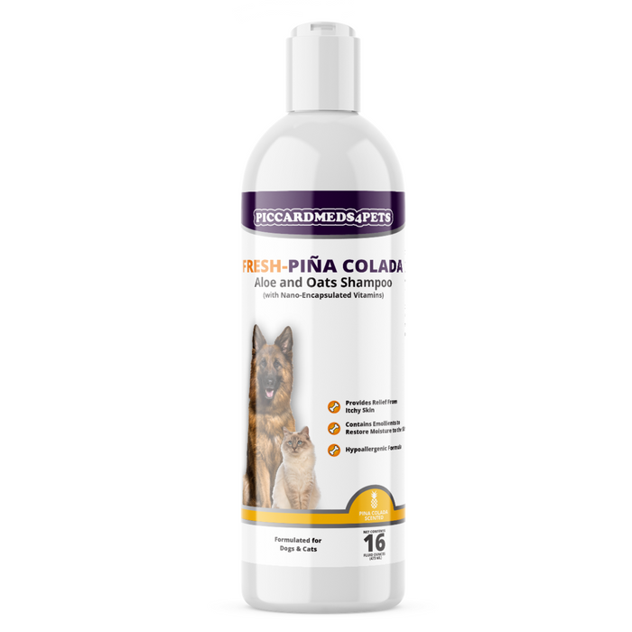 Piccardmeds4pets Piña Colada Pet Shampoo 16oz + Playology Dri-Tech Rope Toy – Wholesale Bundle!