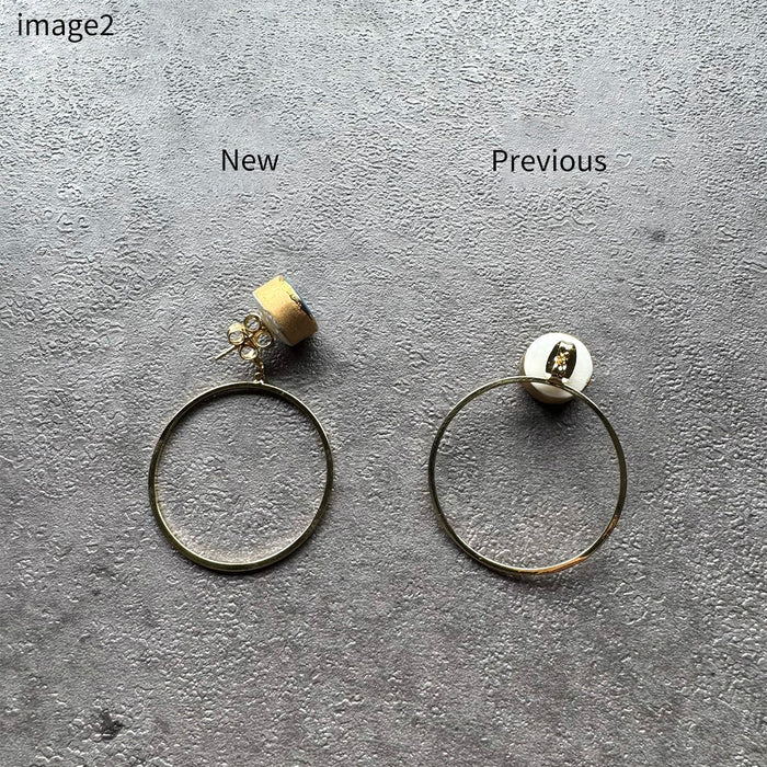 [PIERCED EARRINGS] WHITE PORCELAIN SILVER | IMARI-ARITA WARES | 6.KILN