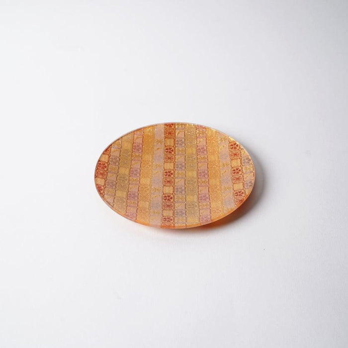 [PLATE] ROUND KAGETSU | NISHIJIN TEXTILES| EMURA SHOUTEN