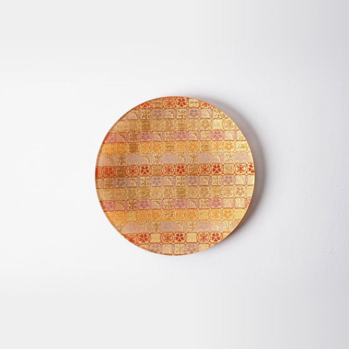 [PLATE] ROUND KAGETSU | NISHIJIN TEXTILES| EMURA SHOUTEN
