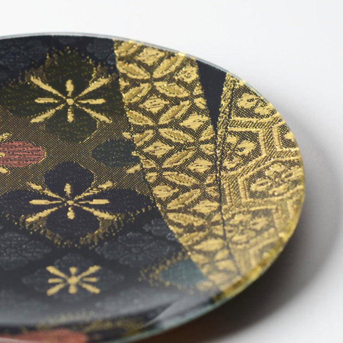 [PLATE] ROUND NAVY | NISHIJIN TEXTILES| EMURA SHOUTEN