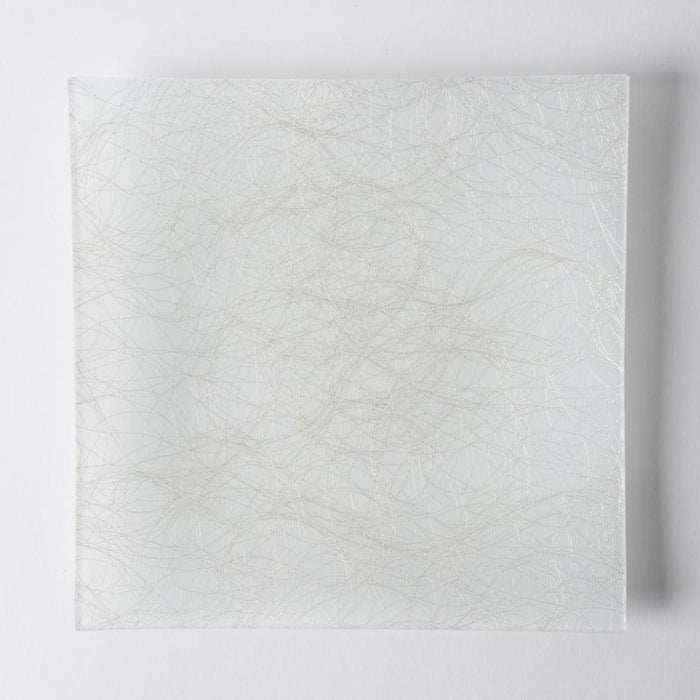 [PLATE] SQUARE 100 SILVER | NISHIJIN TEXTILES| EMURA SHOUTEN