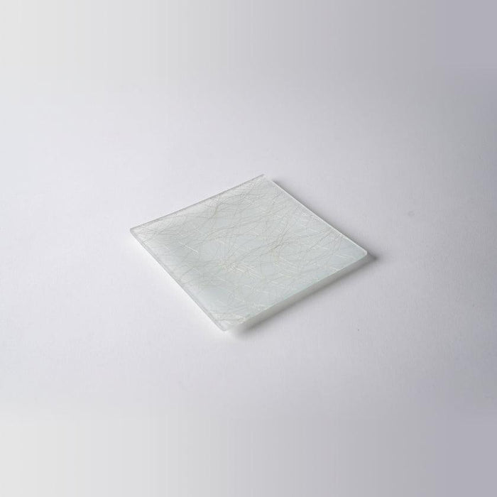 [PLATE] SQUARE 100 SILVER | NISHIJIN TEXTILES| EMURA SHOUTEN