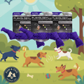 Playology Dri-Tech Pork Sausage Scent Dental Rope Dog Toy, Medium 3PCK – Wholesale Bundle!