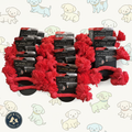Playology Dri-Tech Rope Dog Toy Beef Scent, Medium Aggressive Chewers 25-Pack – Wholesale Bundle!
