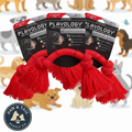 Playology Dri-Tech Rope Dog Toy Beef Scent, Medium Aggressive Chewers 3PCK – Wholesale Bundle!