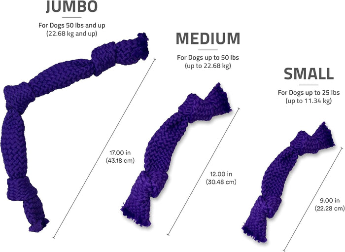 Playology Dri-Tech Rope Dog Toys Bundle for Tough Chewers Assorted Scents 10-Pack – Wholesale Bundle!