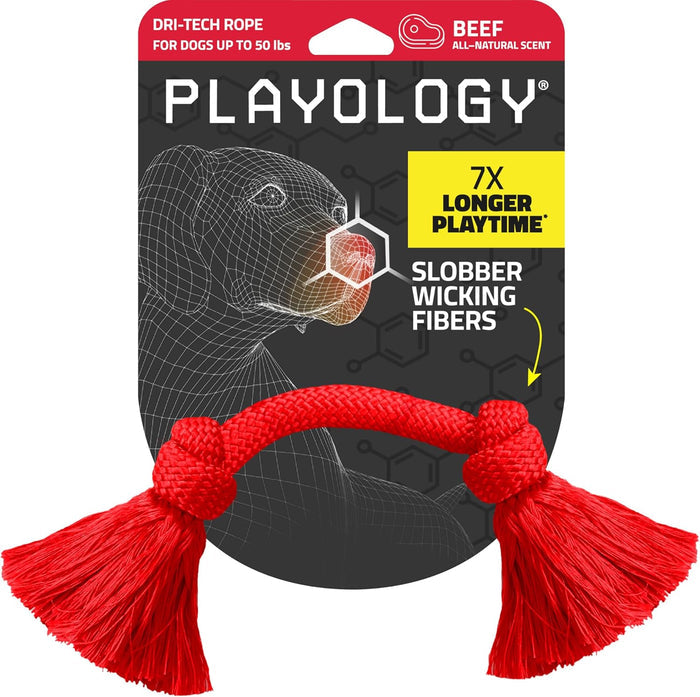 Playology Dri-Tech Rope Dog Toys Bundle for Tough Chewers Assorted Scents 25-Pack – Wholesale Bundle!