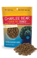Pork Grain Free Dog Charlee Bear Crunch Bacon & Blueberry Treats (8oz)