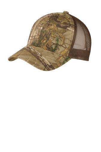 PORT AUTHORITY STRUCTURED MESH BACK CAP W/ LOGO FRONT CENTER
