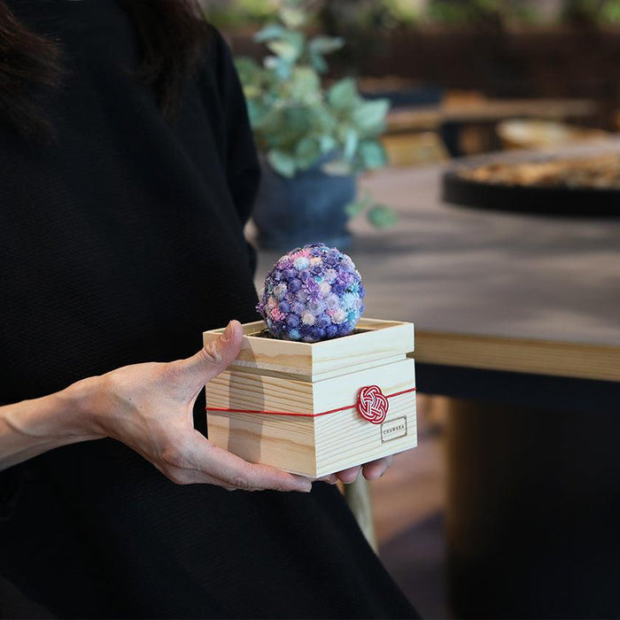 [PRESERVED FLOWER] CHAWAKA MARI KYO-NO SHIZUKU LIGHT BLUE | UJI TEA AND FLORAL DESIGN| CHAWAKA KYOTO UJI