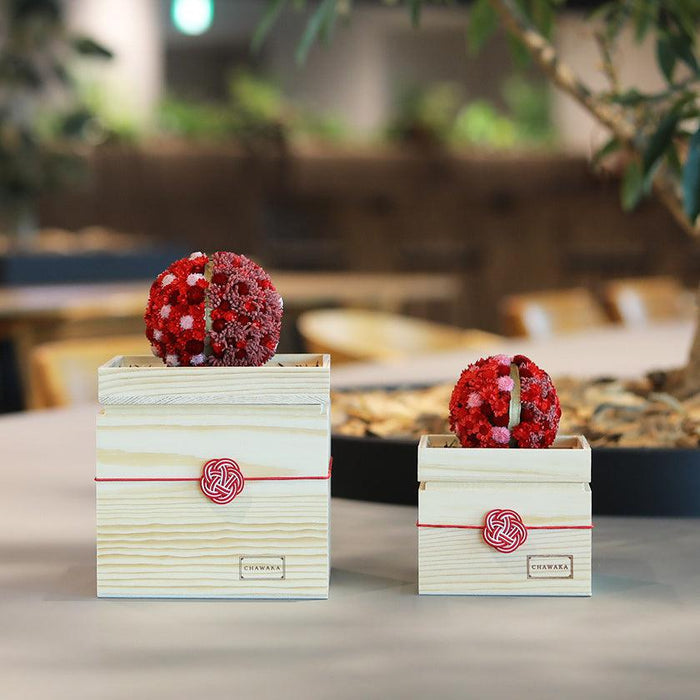 [PRESERVED FLOWER] CHAWAKA MARI RED PLUM | UJI TEA AND FLORAL DESIGN| CHAWAKA KYOTO UJI