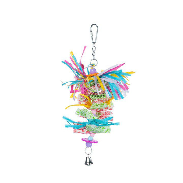 Prevue Pet Products Miami Frost Bird Toy Sound & Movement 7.5"
