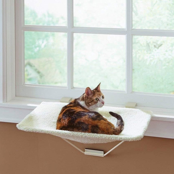 Prevue Pet TabbyNapper Easy Mount Cat Window Hammock Bed Perch White