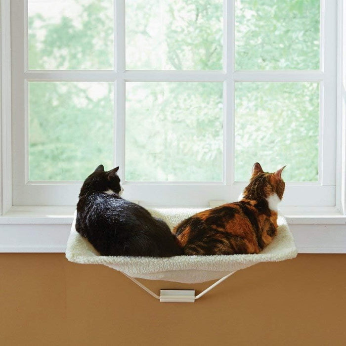 Prevue Pet TabbyNapper Easy Mount Cat Window Hammock Bed Perch White