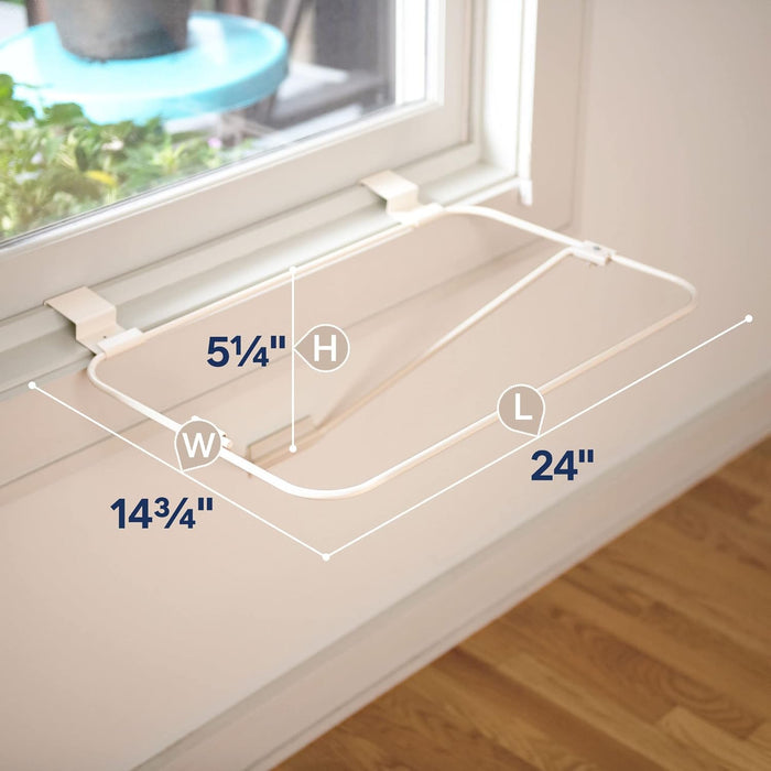 Prevue Pet TabbyNapper Easy Mount Cat Window Hammock Bed Perch White