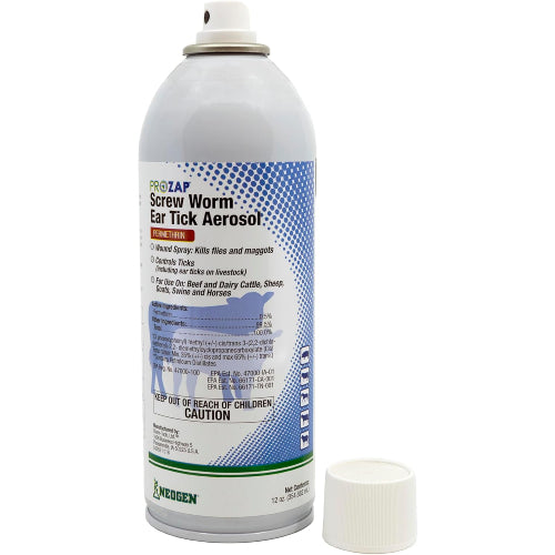 Prozap Screw Worm & Ear Tick Livestock Wound Spray Fly Control 12 oz.