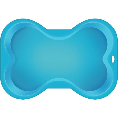 Puppy Cake Dog Bone Shaped Silicone Cake Baking Birthday Pan Blue