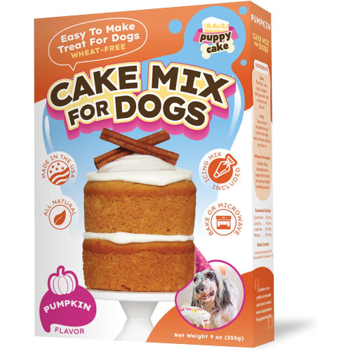Puppy Cake Wheat-Free Pumpkin Cake Mix and Frosting Dog Treats 9 oz.