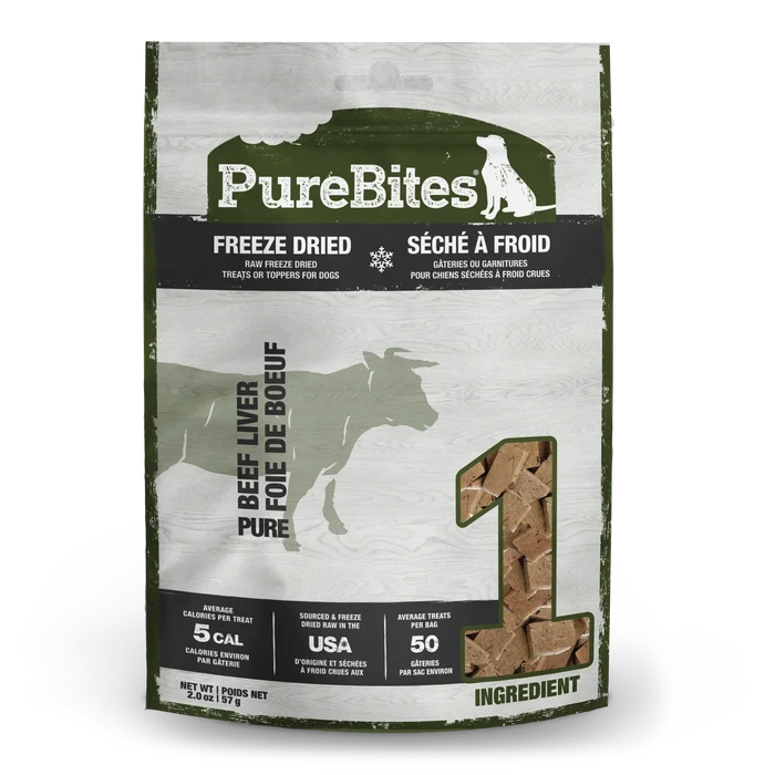 PureBites Beef Freeze Dried Liver Dog Treats