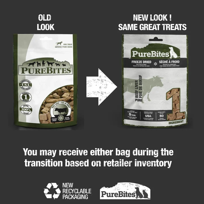 PureBites Beef Freeze Dried Liver Dog Treats