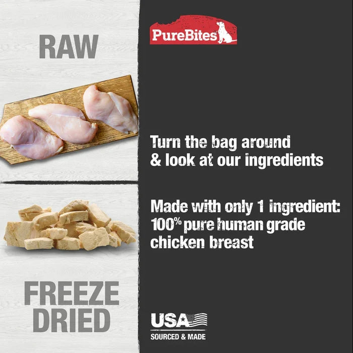 PureBites Chicken Freeze Dried Breast Dog Treats