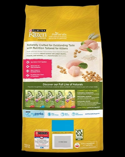 Purina Chicken Kitten Cat Chow Naturals Food (3.15lb)