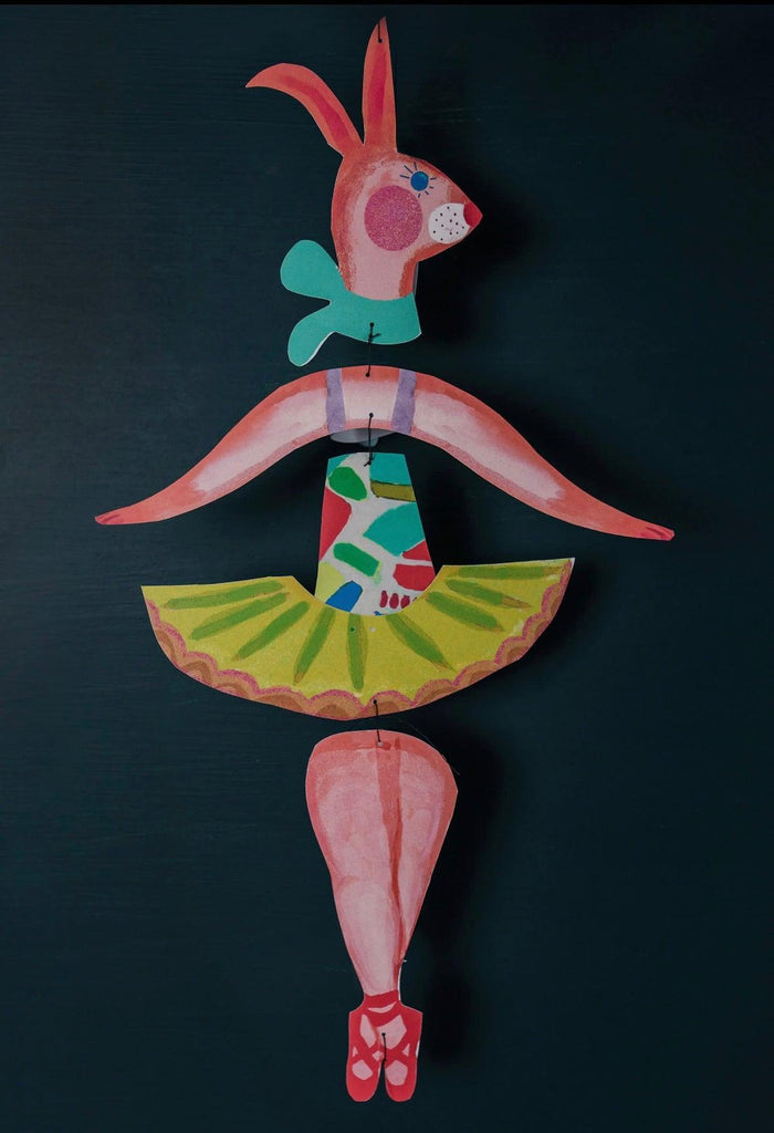 Rabbit Ballerina Kinetic Mobile NEW ARRIVAL - Ruby & Grace