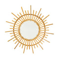 Rattan Starburst Mirror.