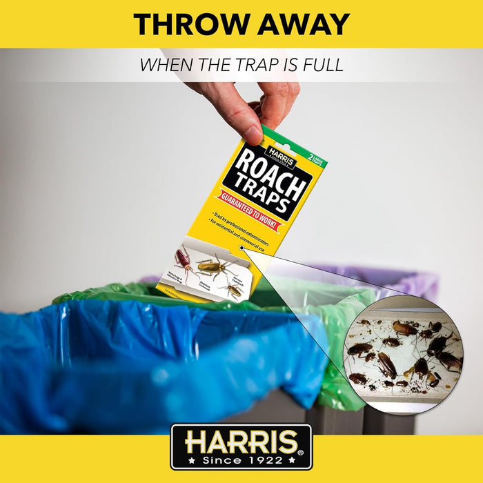 Raw Cat Harris Roach Glue Traps Lure Non-toxic Pesticide-free 4