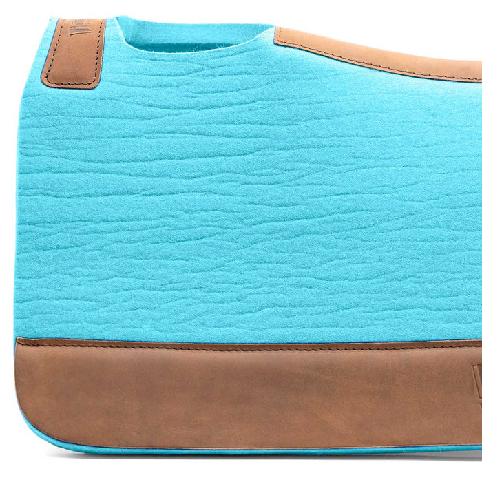 Raw Horse Jeffers Woolluxe 100% Wool Equine Saddle Pad – Cushioned, Breathable, Shock-absorbing
