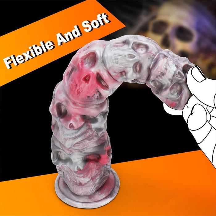 Realistic Silicone Long Huge Thick Anal Knot Dragon Dildo 11.8 Inch