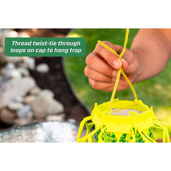 RESCUE! TrapStik for Wasps, Mud Daubers, Carpenter Bees 3-Pack