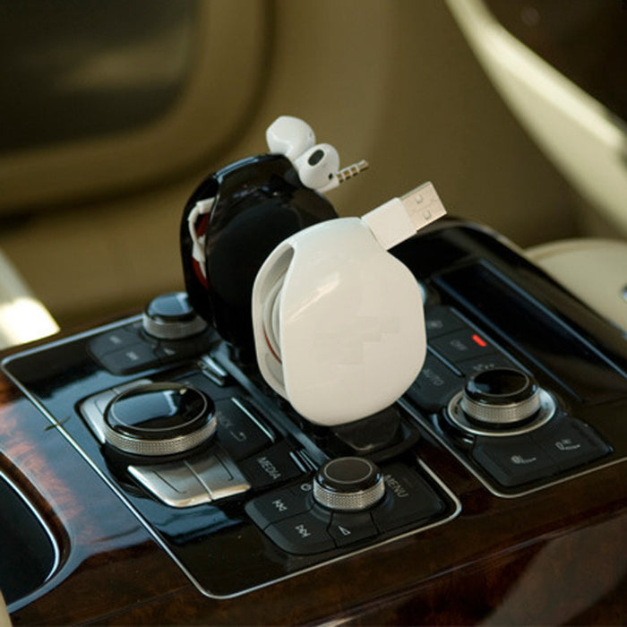 Retractable Cable & Earphone Winder