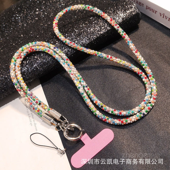 Rhinestone Crossbody Phone Lanyard - photo 4