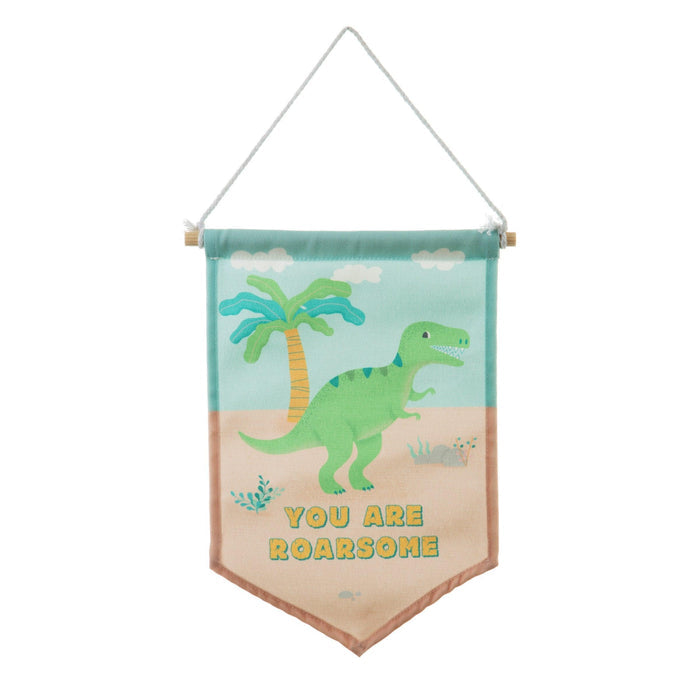 ROARSOME DINOSAURS T-REX BANNER FLAG.