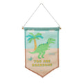 ROARSOME DINOSAURS T-REX BANNER FLAG.