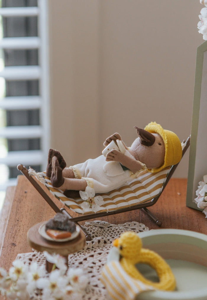 Rugaroo The Hammock Ochre & Eucalyptus Stripes: RESTOCK EXPECTED OCTOBER