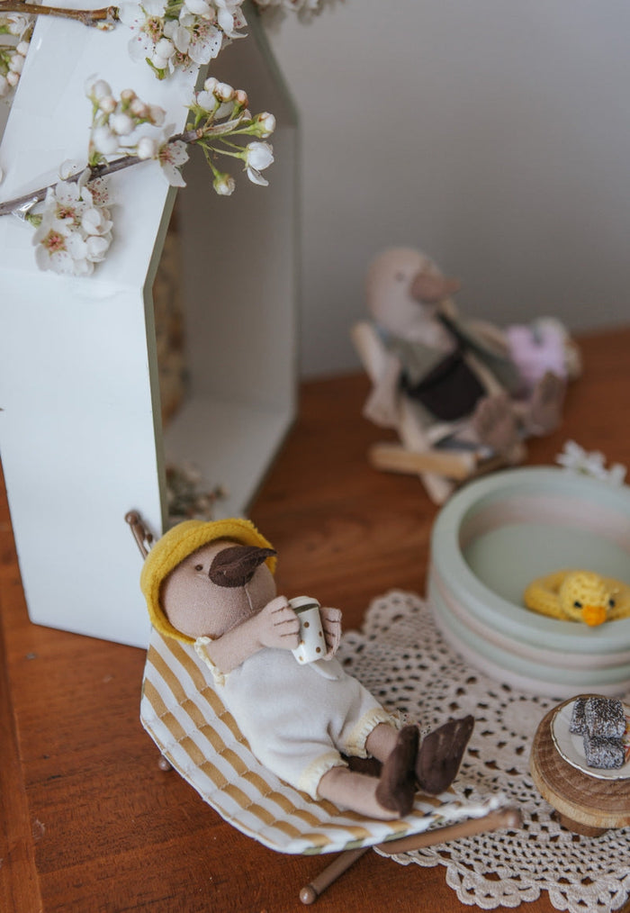 Rugaroo The Hammock Ochre & Eucalyptus Stripes: RESTOCK EXPECTED OCTOBER