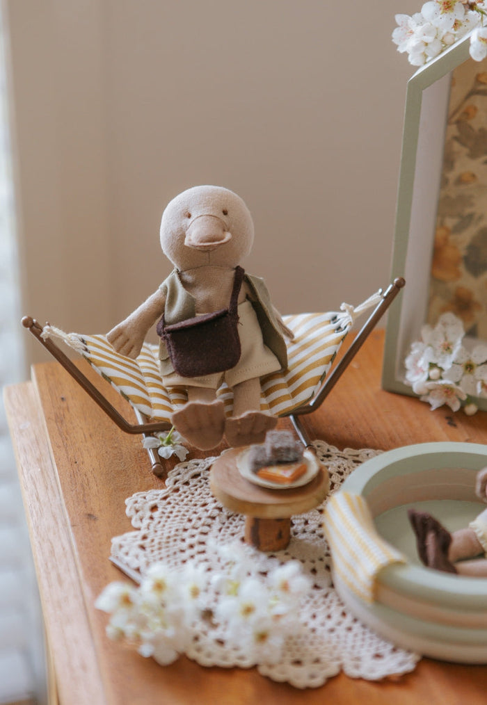 Rugaroo The Hammock Ochre & Eucalyptus Stripes: RESTOCK EXPECTED OCTOBER