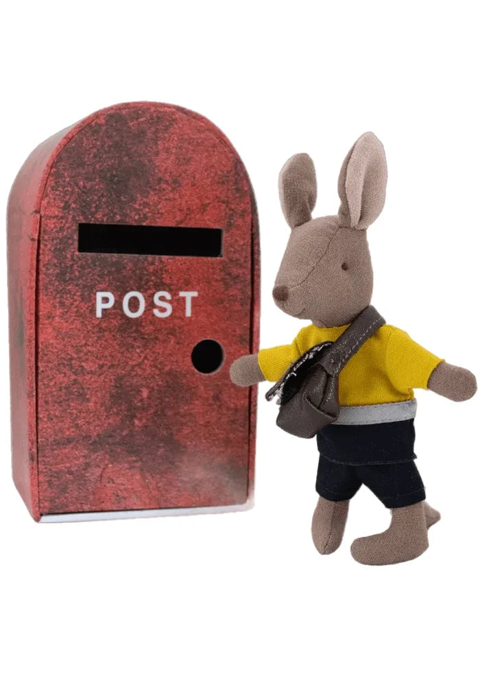 Rugaroo The Postie | Kangaroo Doll with bag in Post Box: BACK IN STOCK