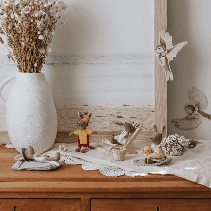 Rugaroo The Sunbaker | Kangaroo Doll & Beach Mat:  BACK IN STOCK