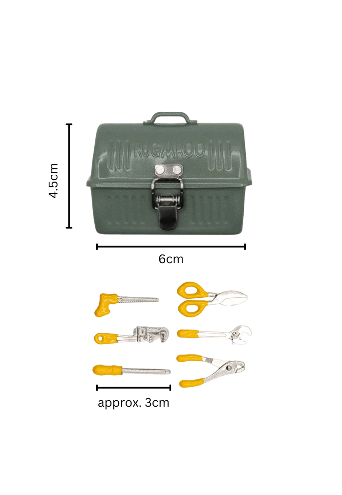 Rugaroo Toolbox with Six Tools Accessories: LAST CHANCE