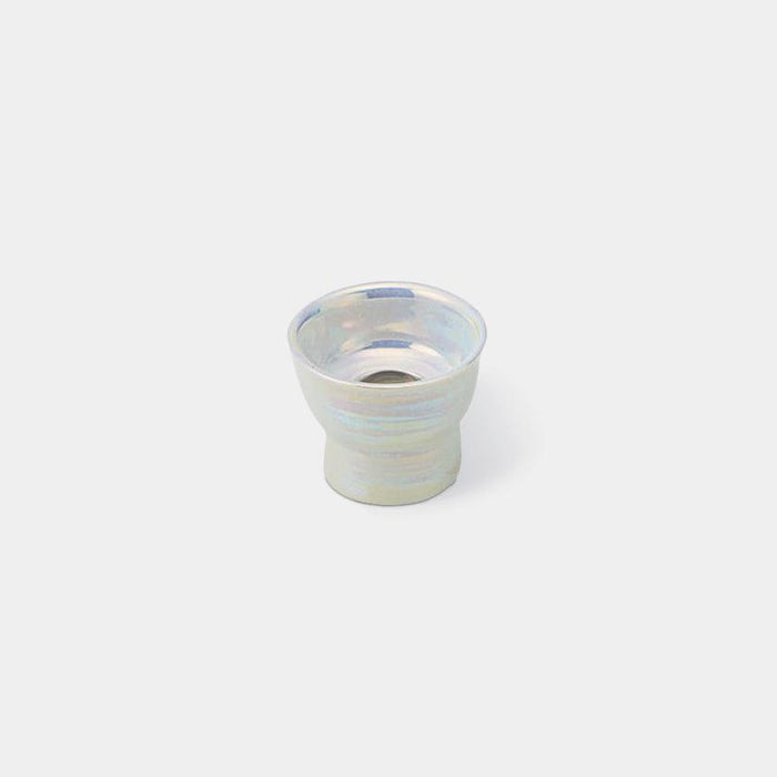 [SAKE CUP] MT FUJI CAN BE SEEN! PEARL LUSTER (MIDDLE TYPE) | MINO WARES | MARUMO TAKAGI