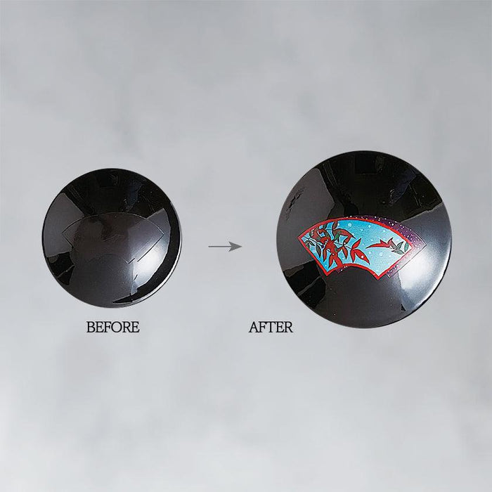 [SAKE CUP] NANTEN (BLACK) | COLOR & DESIGN CHANGE | MINO WARES | MARUMO TAKAGI